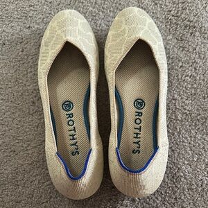 Rothy's Women's Cream Flats